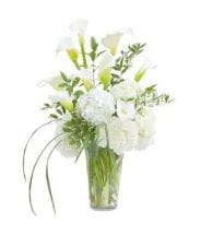 White arrangement for For the Memorial Service category